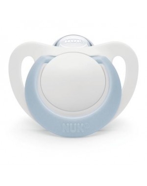 NUK Star,  Taille 1 (0-6 mois), Physiologique - Silicone, Tétine personnalisée