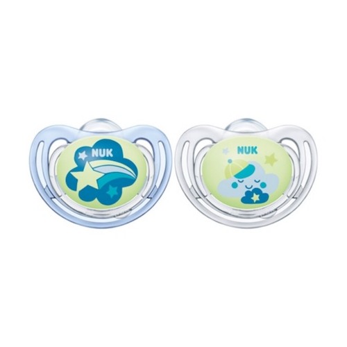 MAM Perfect Nuit Plus Soother - 18+ Months - Ultra-Soft Silicone - 2 P –  BABACLICK