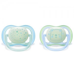 Philips Avent Ultra Air Night, Taille 1 (0-6 mois), Anatomique - Silicone
