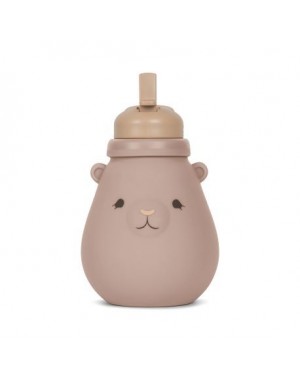 Konges Sløjd, Bouteille - gourde en silicone, Blush