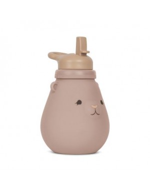 Konges Sløjd, Bouteille - gourde en silicone, Blush