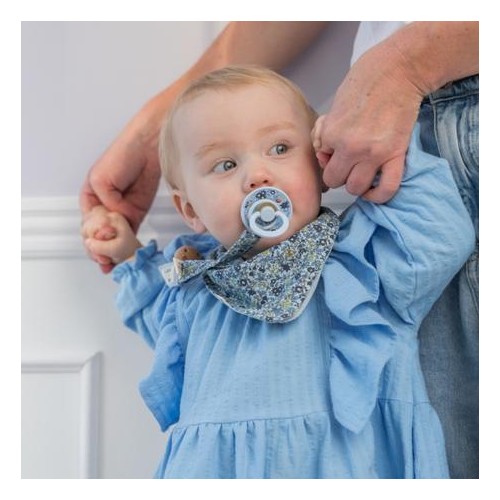 BIBS X Liberty Paci Braid Attache tétine en coton bio Design