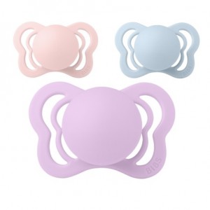 Bibs Couture,  Taille 1 (0-6 mois), Physiologique - Silicone