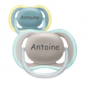 PHILIPS AVENT Ultra Air, Taille 3 (18+ mois), Anatomique - Silicone, Tetine personnalisée
