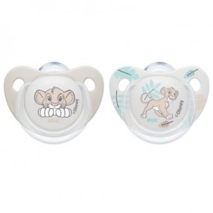 NUK Pacifier, Disney, Taille 2 (6-18 mois), Anatomical, Silicone 2-pack