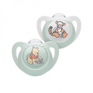 NUK Pacifier, Disney,  Taille 1 (0-6 mois), Anatomical, Silicone 2-pack