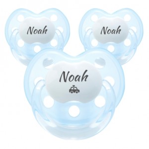 BABY-NOVA Deluxe, Taille 1 (0-6 mois), Physiologique - Silicone, Tetine personnalisée