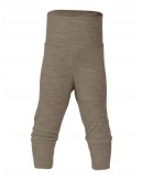 Pantalon en laine/soie, Walnut