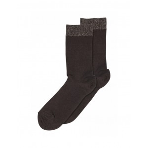 MP, Chaussettes à Paillettes pour Femme en Laine/Soie