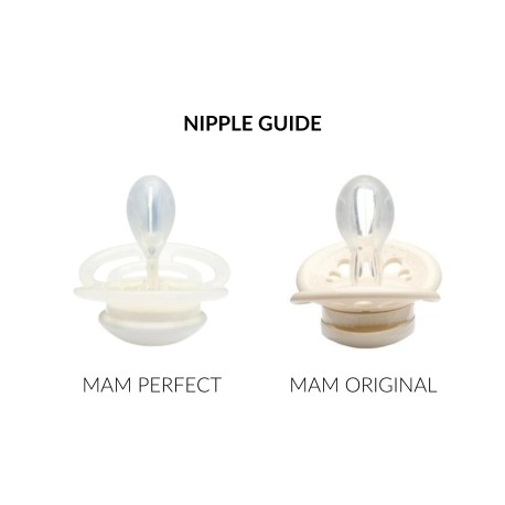 MAM Perfect,  Size 3 (16-36m), Anatomique - Silicone, Tétine personnalisée