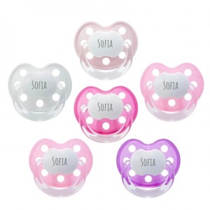 BABY-NOVA Deluxe, Taille 2 (6+ mois), Anatomique - Silicone, Tetine personnalisée