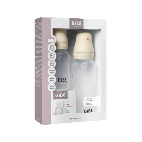 Ensemble de biberons BIBS - Ensemble complet, 150 ml et 270 ml