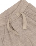 Pantalon bébé à cordon de serrage en 100% laine mérinos