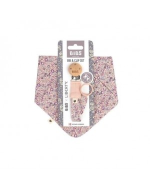 BIBS X LIBERTY, Bandana Bib en Fopspeenclip 2-pack