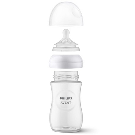 Philips Avent, Natural Response-babyfles, 260 ml, 2-pack, Leeftijd 1m+