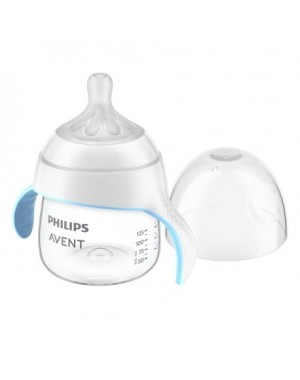 Philips Avent, Natural Response oefenbeker en zuigfles, Leeftijd 6m +