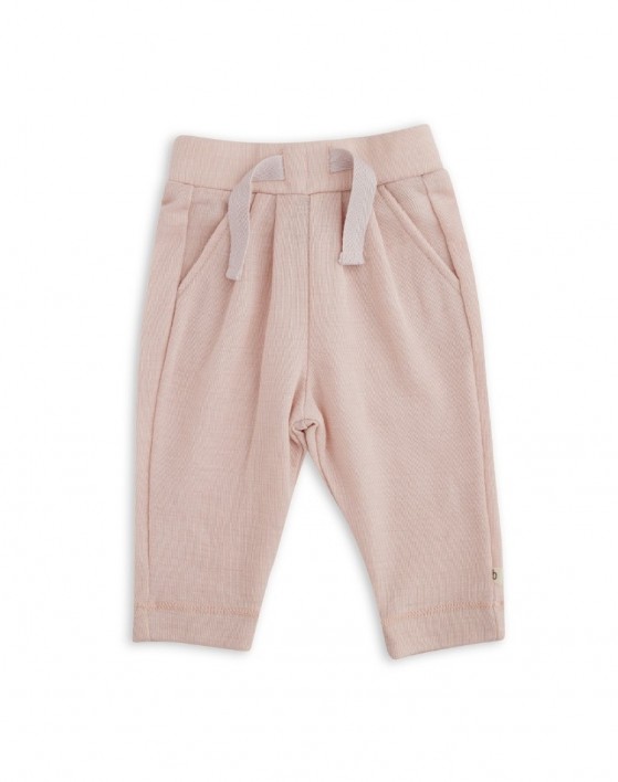 Babybroek met koord van 100% merinowol