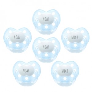 BABY-NOVA Deluxe, Maat 1 (0-6 maanden), Anatomisch - Silicone, Speen met naam