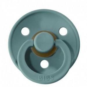 Bibs Colour, Str. 1 (0-6 md.), Rund - Lateks, Smokker med navn