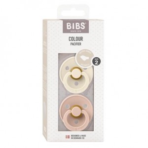 BIBS Colour 2-pakning, Str. 2 (6+ md.), Anatomisk - Lateks