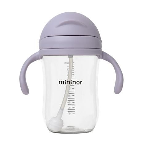 MININOR,  Kopp med sugerør - lekkasje fri, 330 ml, Purple