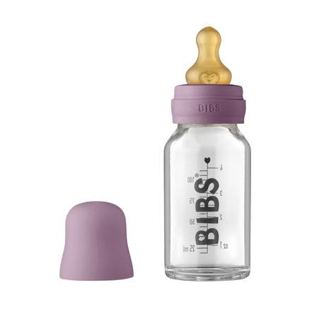 BIBS Baby Glass Bottle, Tåteflaske - Komplett sett, 110 ml