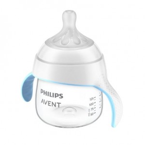 Philips Avent, Natural Response øve kopp- og tåteflaske, Str. 6+ md.