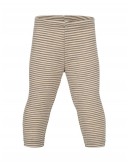 Babyleggings i ull, Walnut melange/nature