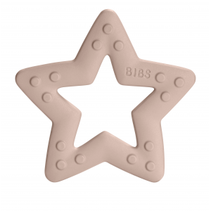 Bibs Baby Bitie,  Bitring, Star, Blush