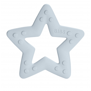 Bibs Baby Bitie,  Bitring, Star, Baby Blue
