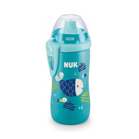 NUK  Junior Cup - Byter färg, Dricksflaska, Blå, 18+m