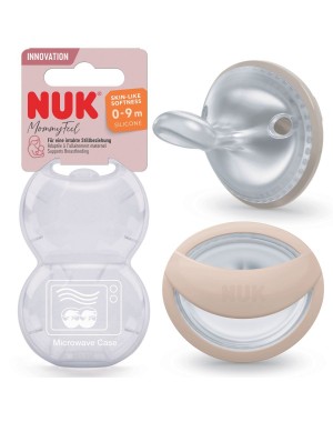 NUK napp, Mommy Feel, Gray/beige