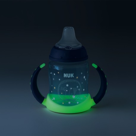 NUK First Choice+ Learner Bottle Night, Nappflaska, 150 ml, Boy