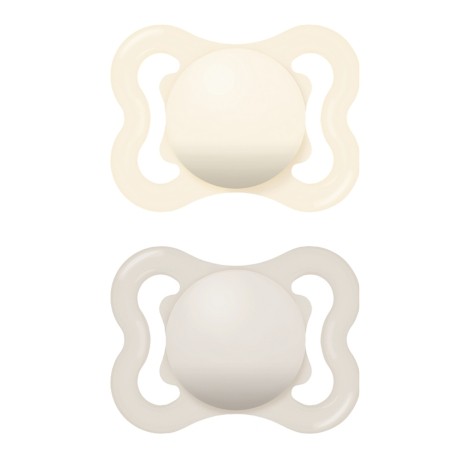 MAM Mini Air, 2 pack, Storlek 1 (0-6 månader), Symmetrisk/Naturgummi