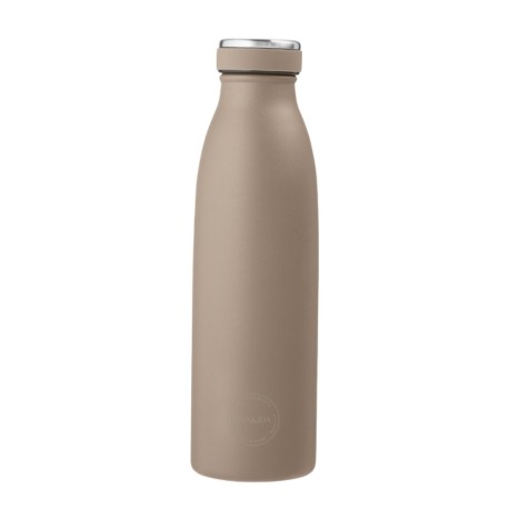 Aya&Ida,  Drinking Bottle, Vattenflaska med lock, 500 ml, Dusty brown