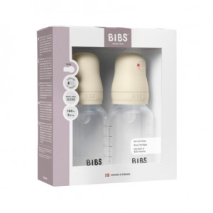 BIBS Flasksats - Komplett set med 2 flaskor, 150 ml