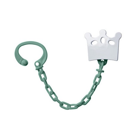 Personalised dummy clip, Crown, Available in several colours