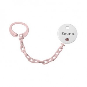 Personalised dummy clip, Round, Several colours available