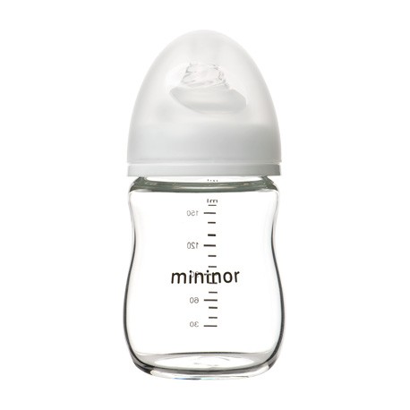 Mininor, Glass baby bottle,  160 ml
