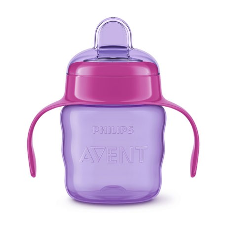 Philips Avent, Sippy cup, Purple/pink, Size 6m+
