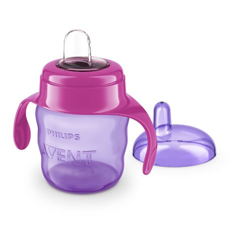 Philips Avent, Sippy cup, Purple/pink, Size 6m+