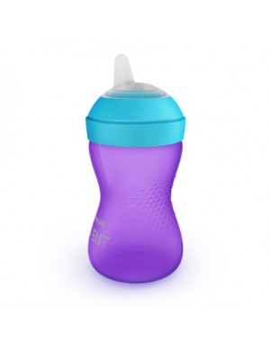 Philips Avent, Sippy cup with bite-proof spout,  Purple/blue, Age 9m+