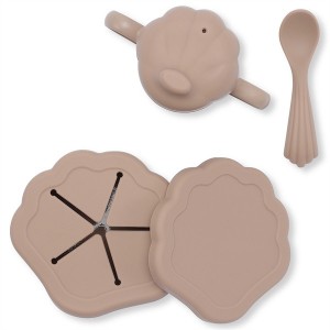 Konges Sløjd, Clam Set, 3-piece dinner set Blush, Available in several versions