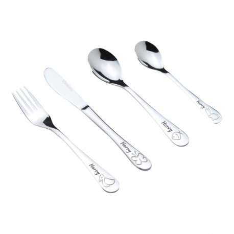 Personalised cutlery for boy, Animals