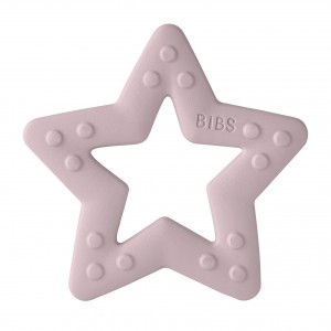 Bibs Baby Bitie, Teether, Star, Pink Plum