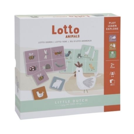 LITTLE DUTCH,  Picture lotto - Cardboard, Little Goose, Various colours