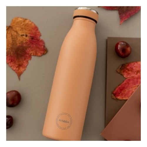 Aya&Ida, Drinking Bottle 500 ml, Water Bottle in stainless steel, Food  grade approved, 10 colours