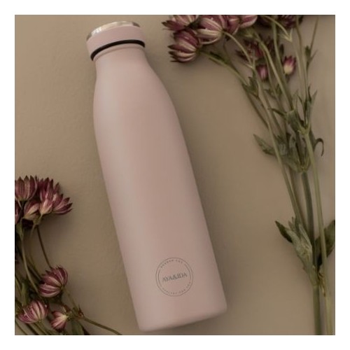 Aya&Ida, Drinking Bottle 500 ml, Water Bottle in stainless steel, Food  grade approved, 10 colours