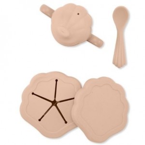 Konges Sløjd, Clam Set, 3-piece dinner set, Strawberry Ice, Available in several versions