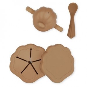Konges Sløjd, Clam Set, 3-piece dinner set, Bisquit, Available in several versions
